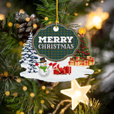 Clan Aiton "Merry Christmas" Tartan Acrylic Ornament GC59 Aiton Tartan Tartan Christmas